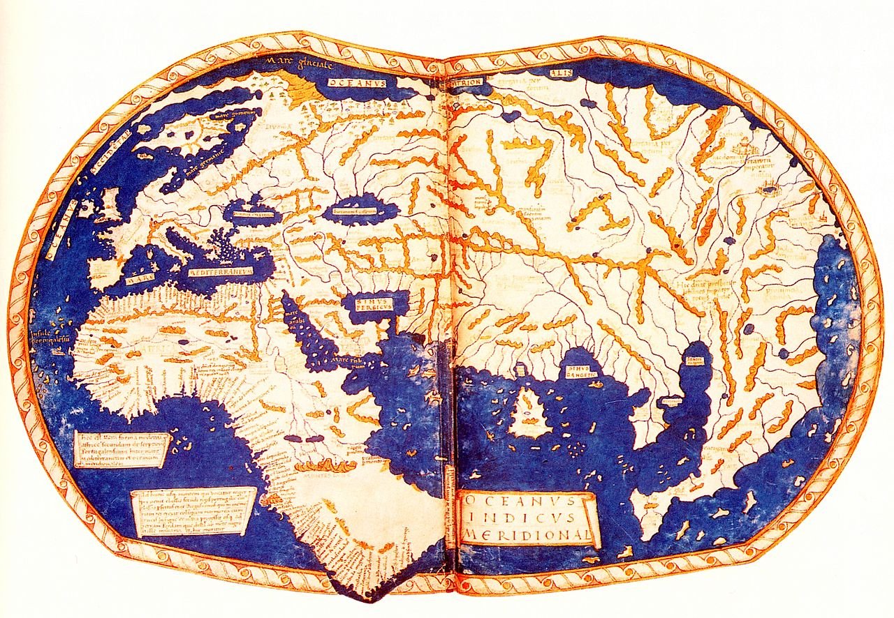 map around the year 1300